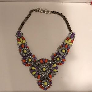 J crew flower necklace